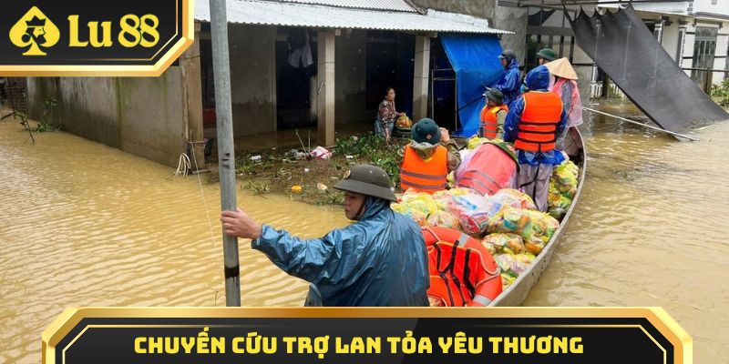 Chuyến cứu trợ lan tỏa yêu thương