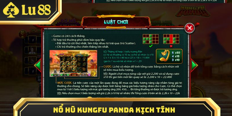 Nổ hũ Kungfu Panda kịch tính